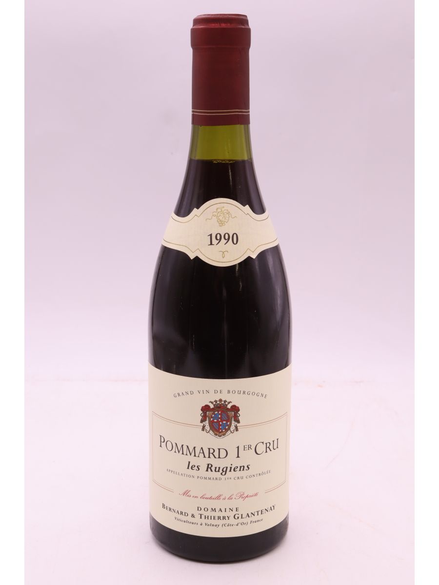 capture du vin Glantenay Pommard 1er Cru les Rugiens 1990