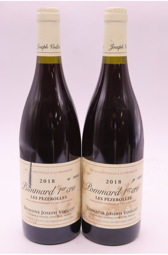 Joseph Voillot Pommard 1er Cru Les Pézerolles 2018 - PROMO -10% !