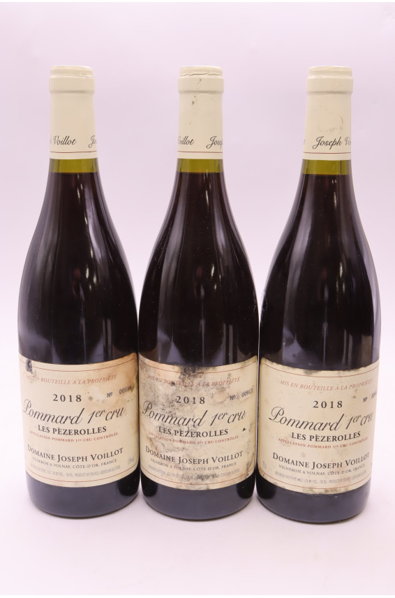 Joseph Voillot Pommard 1er Cru Les Pézerolles 2018 - PROMO -10% !