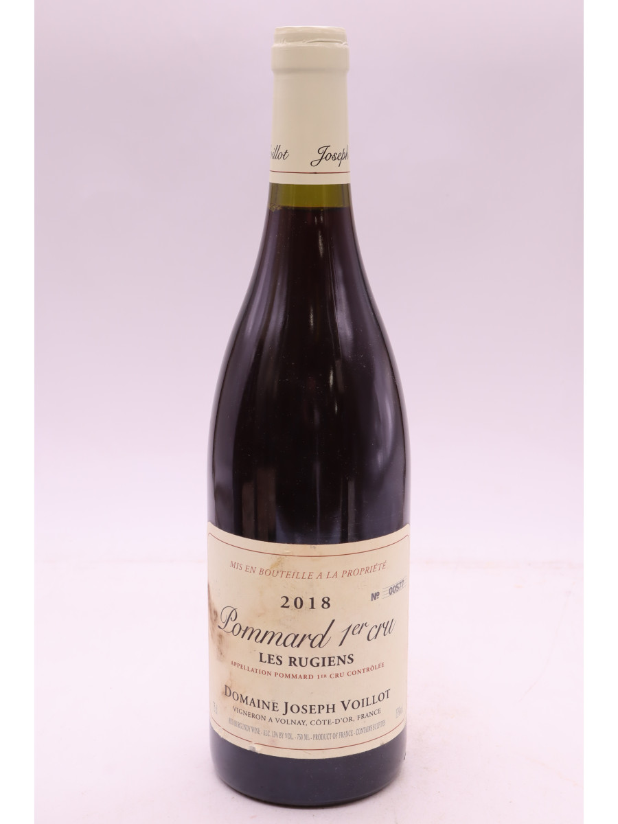 photo du vin Joseph Voillot Pommard 1er Cru les Rugiens 2018 Promo
