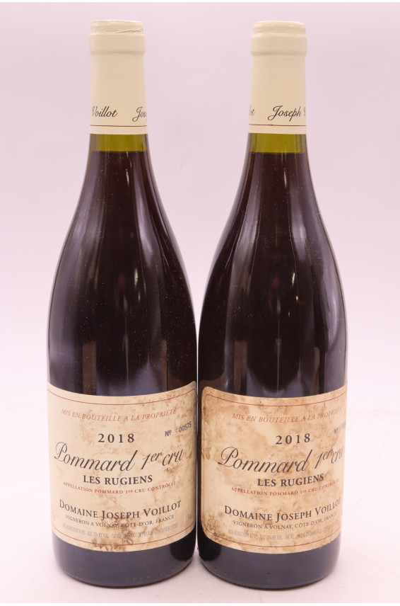 Joseph Voillot Pommard 1er cru Les Rugiens 2018 - PROMO -10% !