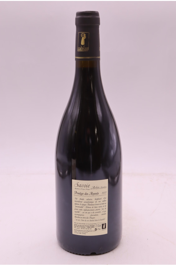 Les Fils de Charles Trosset Savoie Arbin Mondeuse Prestige des Arpents 2022