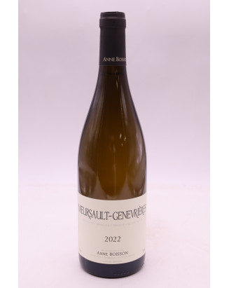 Anne Boisson Meursault 1er cru Genevrières 2022