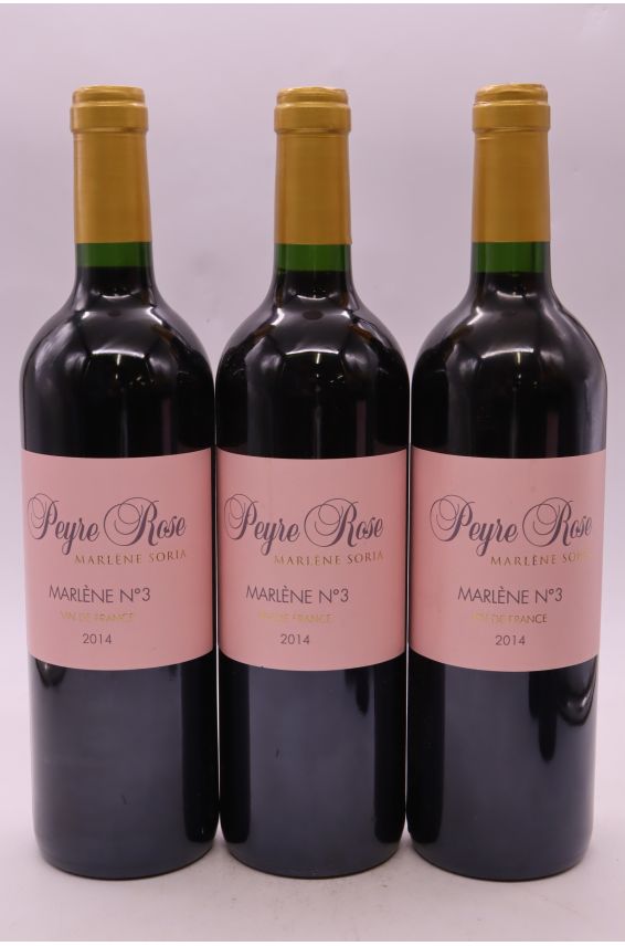 Peyre Rose Côteaux du Languedoc Marlène N°3 2014