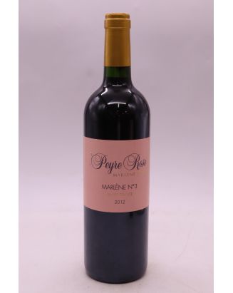 Peyre Rose Côteaux du Languedoc Marlène N°3 2012