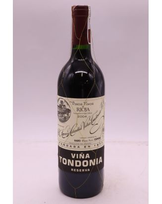 Lopez de Heredia Rioja Vina Tondania Reserva 2004