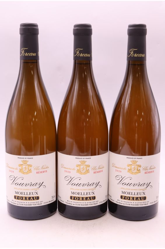 Foreau Vouvray Moelleux Réserve 2020