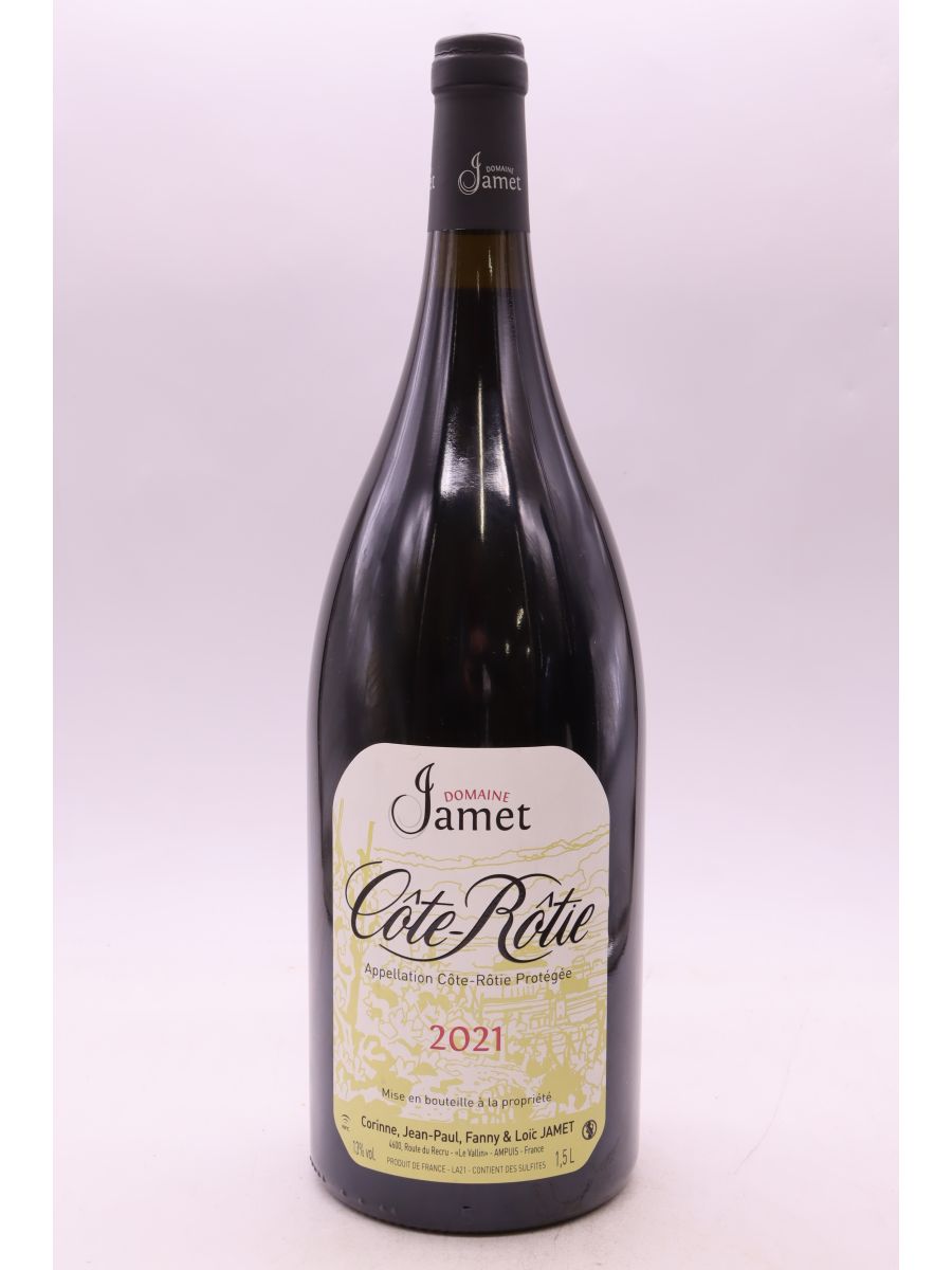 vue du vin Jamet Côte Rôtie 2021 Magnum