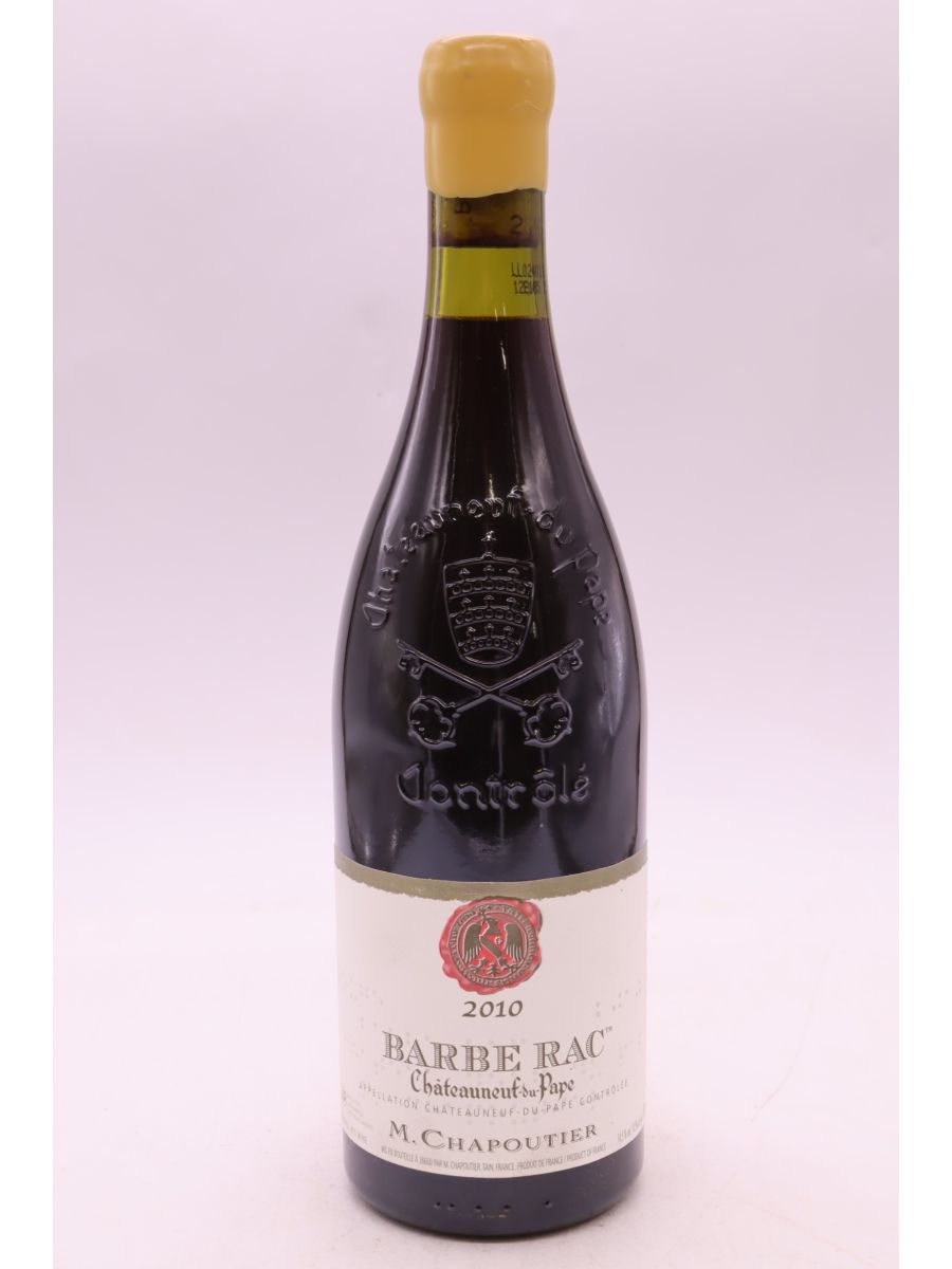 photo du vin Chapoutier Châteauneuf du Pape Barbe Rac 2010