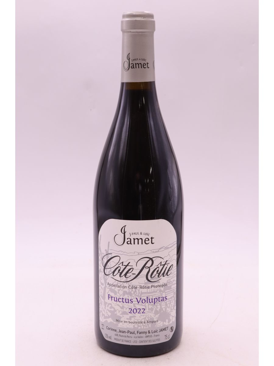 illustration du vin Jamet Côte Rôtie Fructus Voluptas 2022
