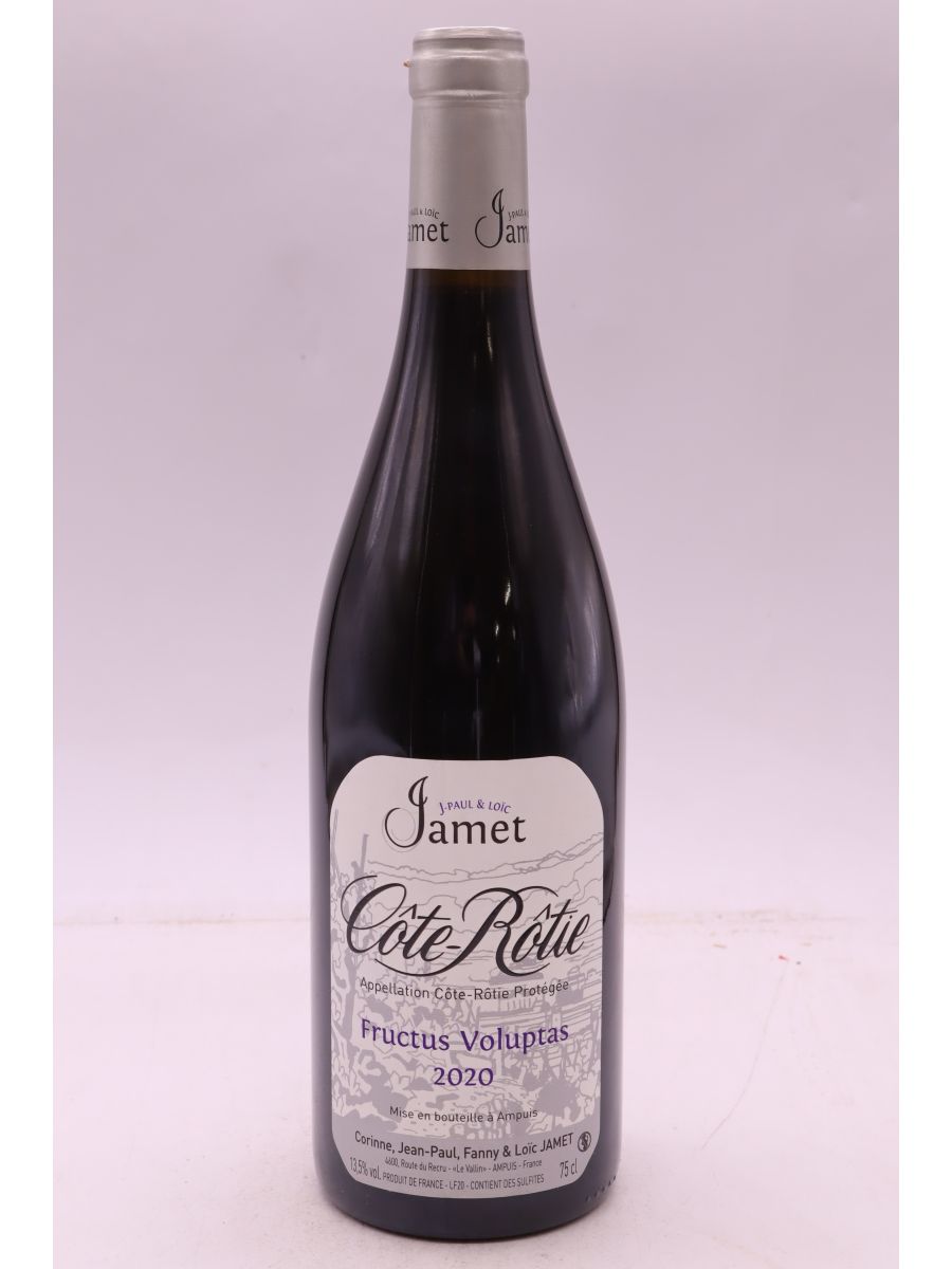 photo du vin Jamet Côte Rôtie Fructus Voluptas 2020