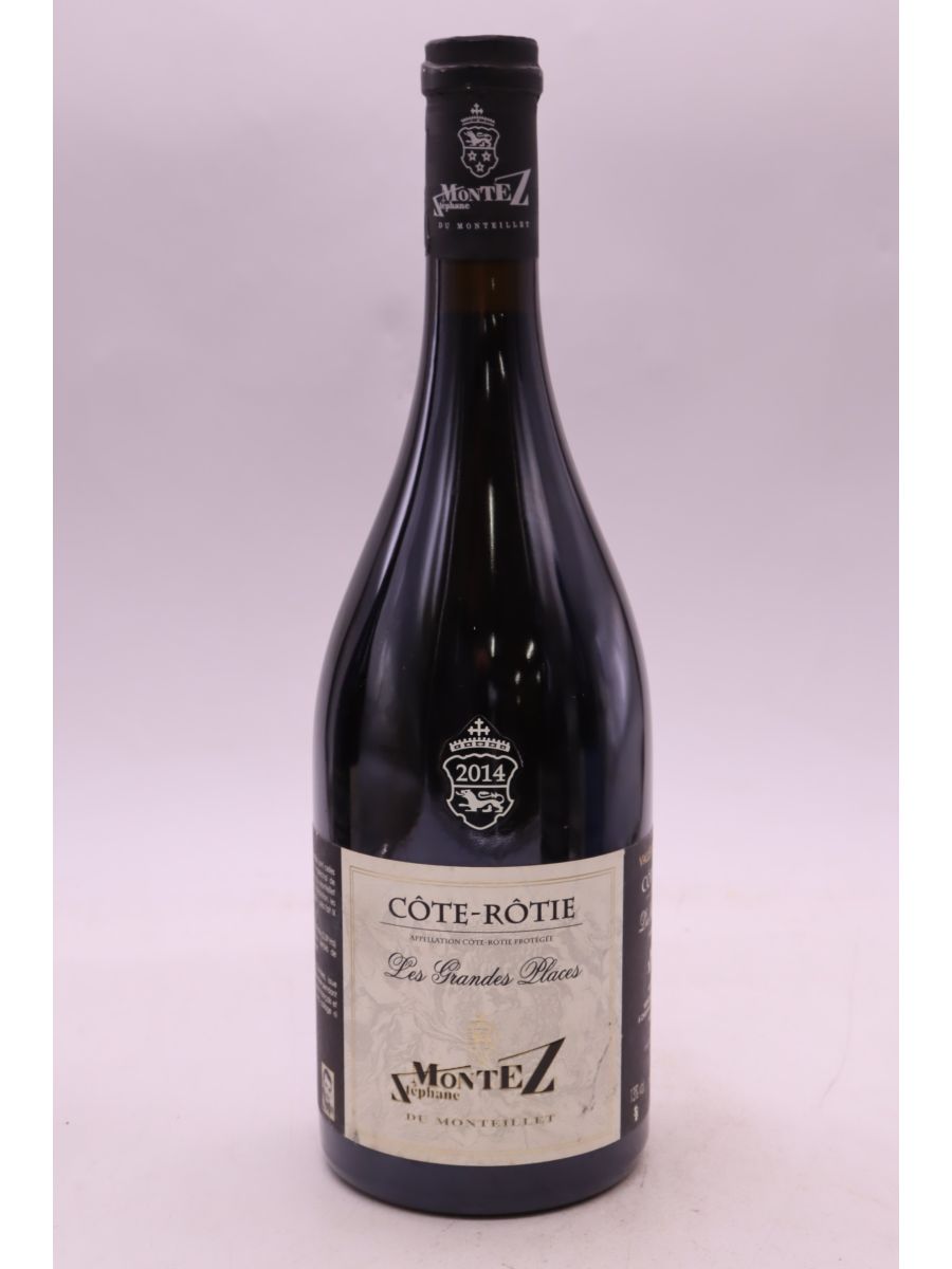 photos du vin Stéphane Montez Côte Rôtie les Grandes Places 2014