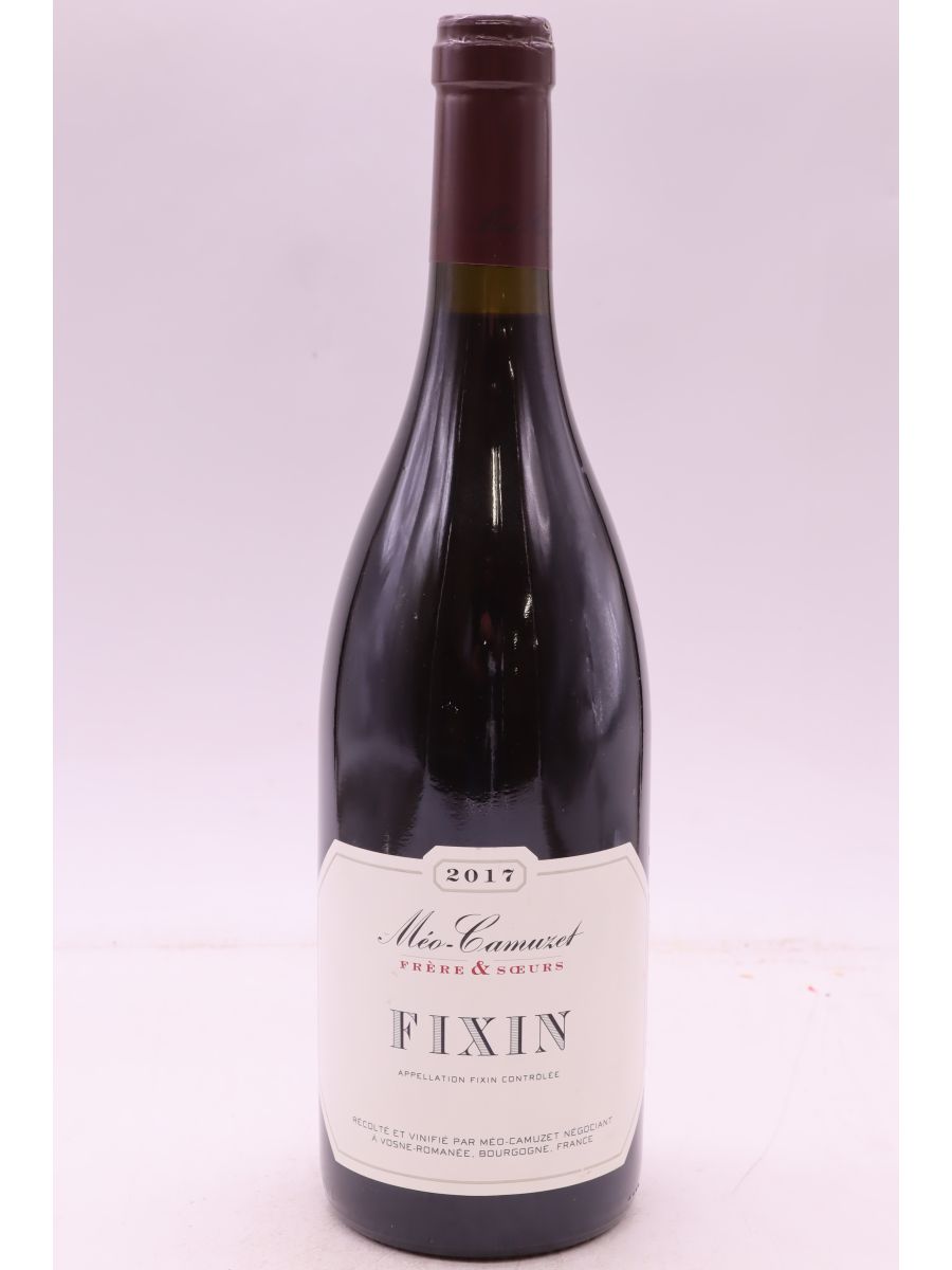 vue du vin Méo Camuzet Frère & Sœurs Fixin 2017