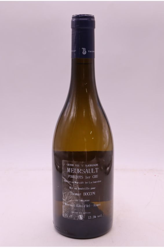 Thomas Boccon Meursault 1er cru Poruzots 2017