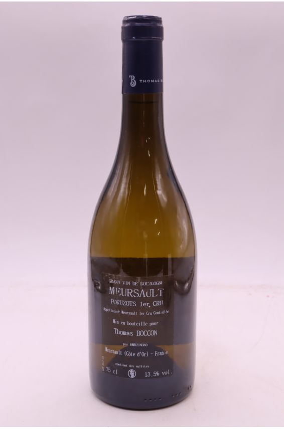 Thomas Boccon Meursault 1er cru Poruzots 2017