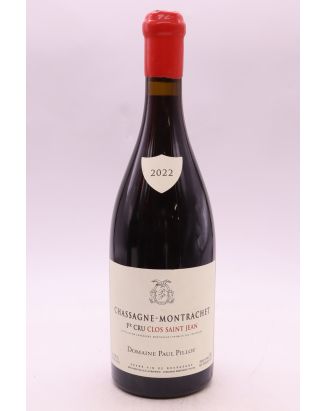 Paul Pillot Chassagne Montrachet 1er cru Clos Saint Jean 2022 tinto