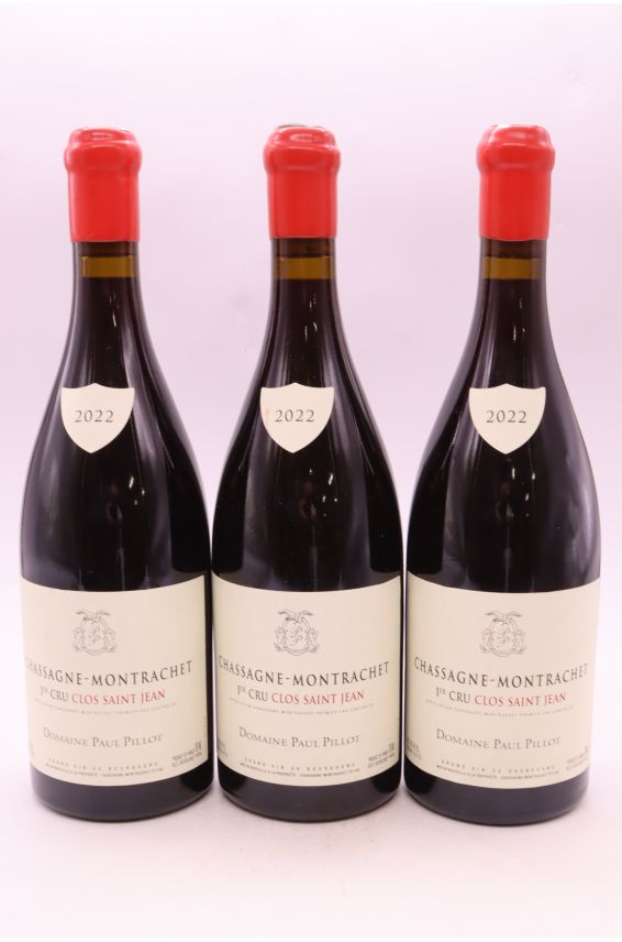 Paul Pillot Chassagne Montrachet 1er cru Clos Saint Jean 2022 rot