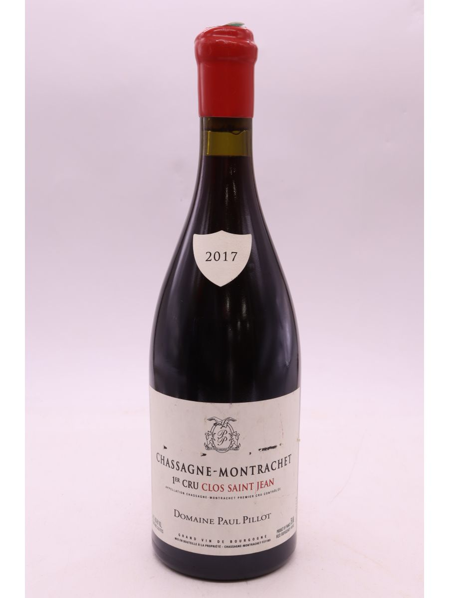illustration du vin Paul Pillot Chassagne Montrachet 1er Cru Clos Saint Jean 2017 Rouge