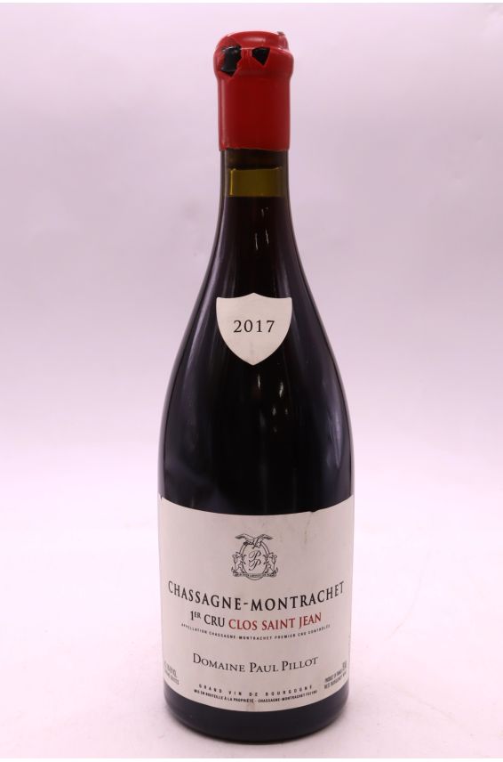 Paul Pillot Chassagne Montrachet 1er cru Clos Saint Jean 2017 rot