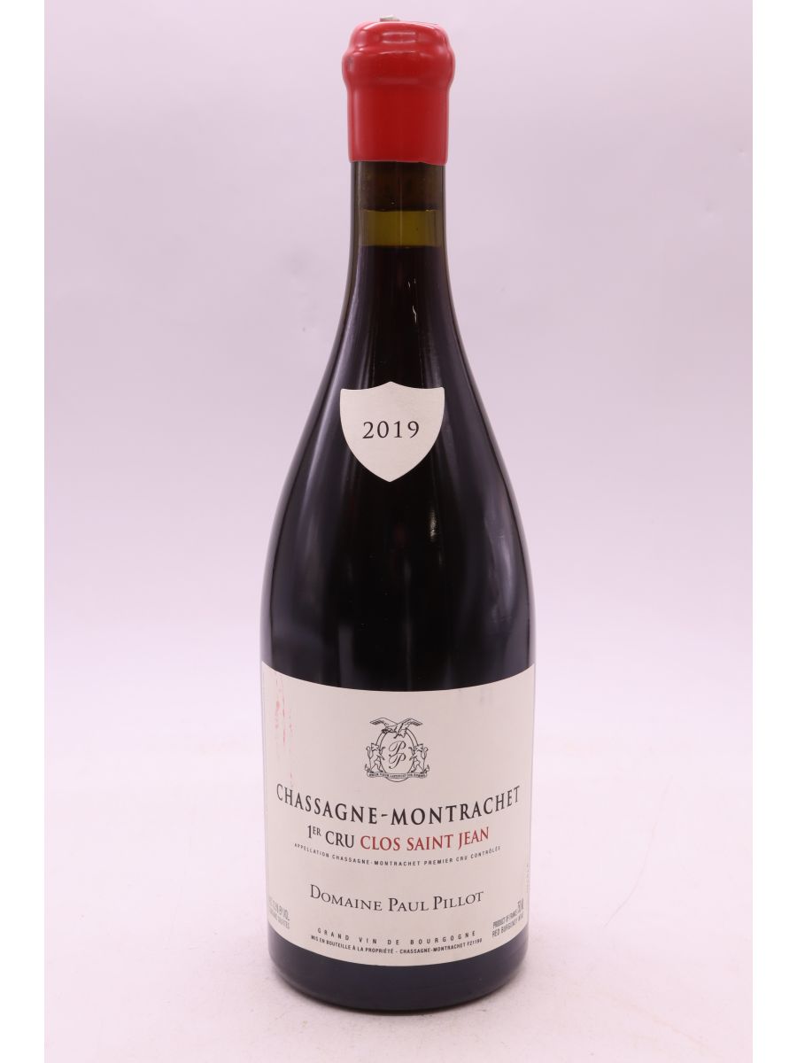 image du vin Paul Pillot Chassagne Montrachet 1er Cru Clos Saint Jean 2019 Rouge