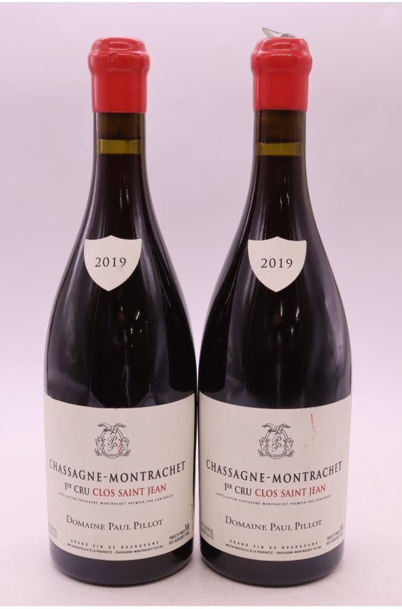 Paul Pillot Chassagne Montrachet 1er cru Clos Saint Jean 2019 rouge