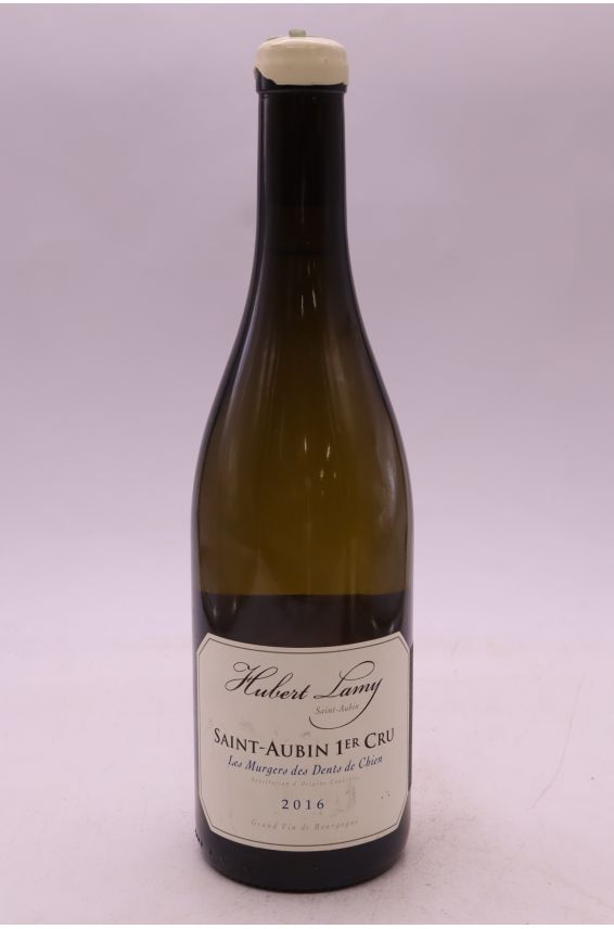 Hubert Lamy Saint Aubin 1er cru Les Murgers des Dents de Chien 2016 Blanc