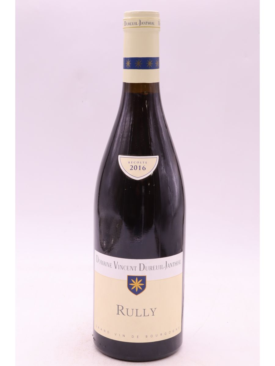 illustration du vin Vincent Dureuil Janthial Rully 2016 Rouge