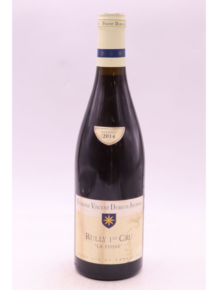 illustration du vin Vincent Dureuil Janthial Rully 1er Cru la Fosse 2014 Rouge