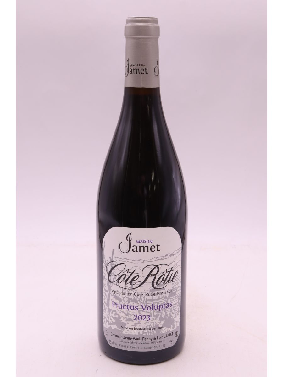 photo du vin Jamet Côte Rôtie Fructus Voluptas 2023