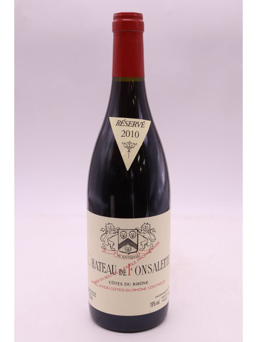 photo du vin Fonsalette 2010