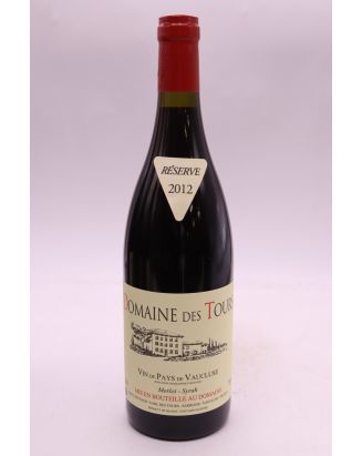 Domaine des Tours Merlot Syrah 2012
