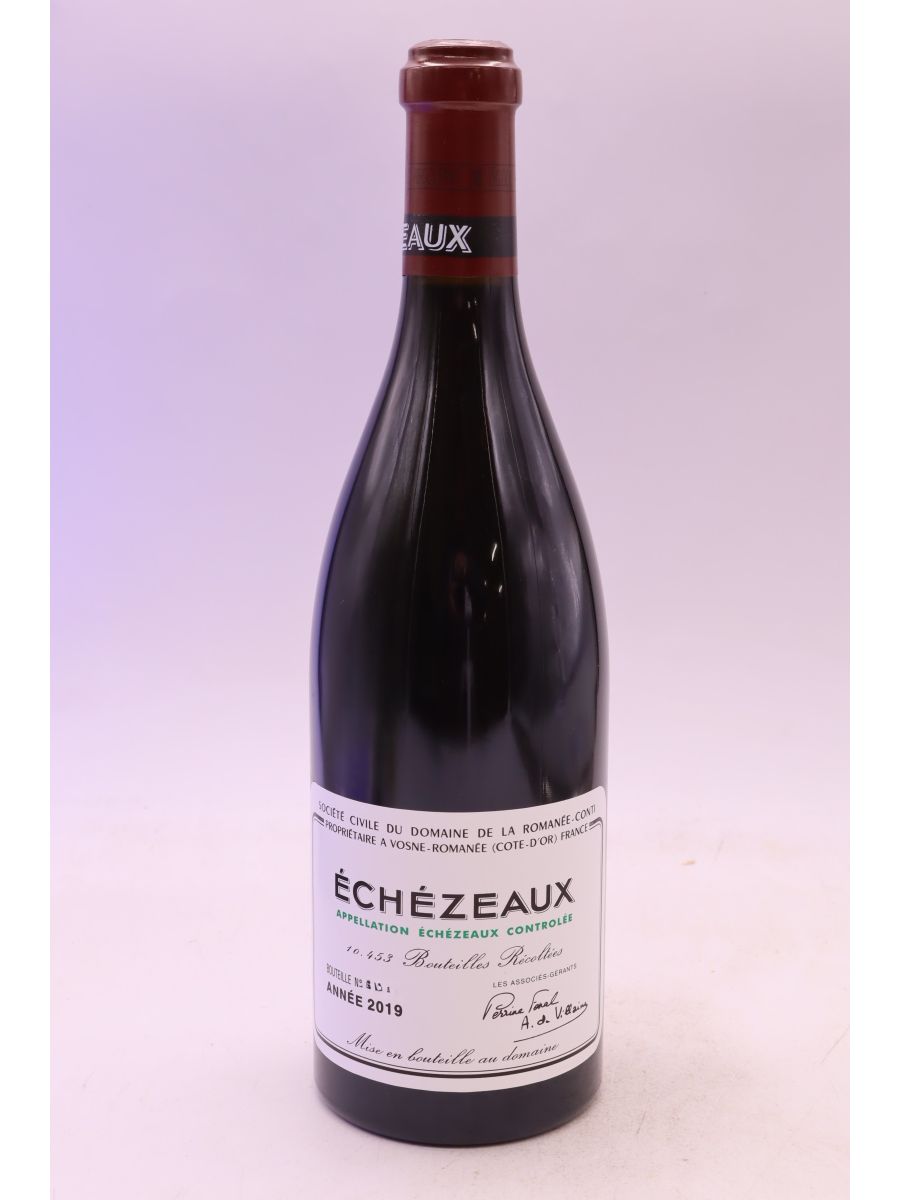 photos du vin Romanée Conti Echezeaux 2019