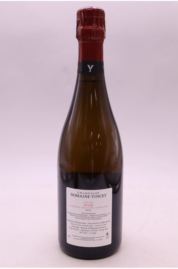 Vincey Grand cru Lieu Dit Auge 2021