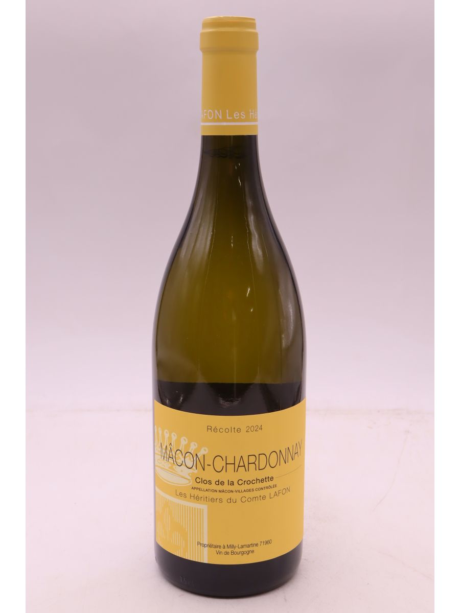 photo du vin Héritiers du Comte Lafon Mâcon Chardonnay Clos de la Crochette 2024