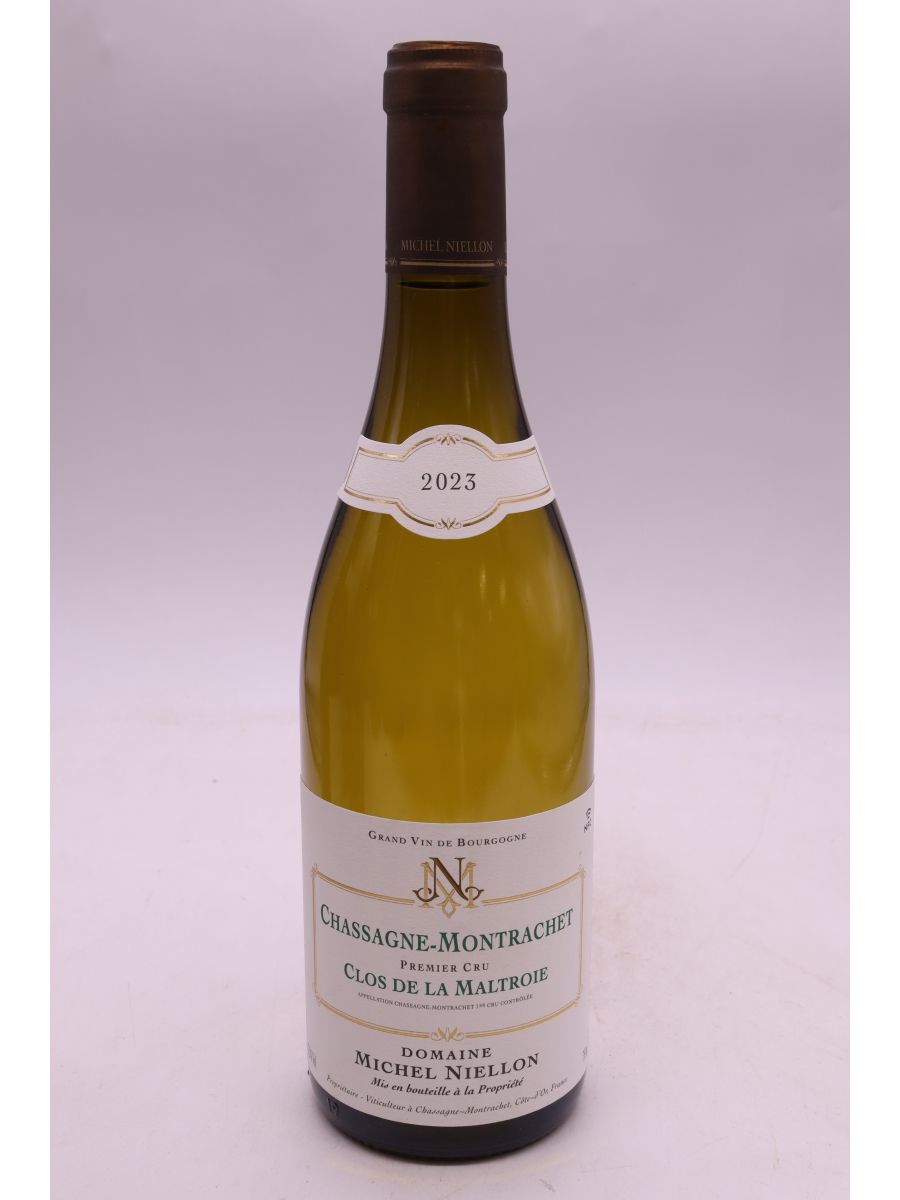 photos du vin Michel Niellon Chassagne Montrachet 1er Cru Clos de la Maltroie 2023 Blanc
