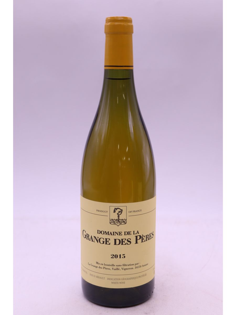 vue du vin Grange des Pères 2015 Blanc