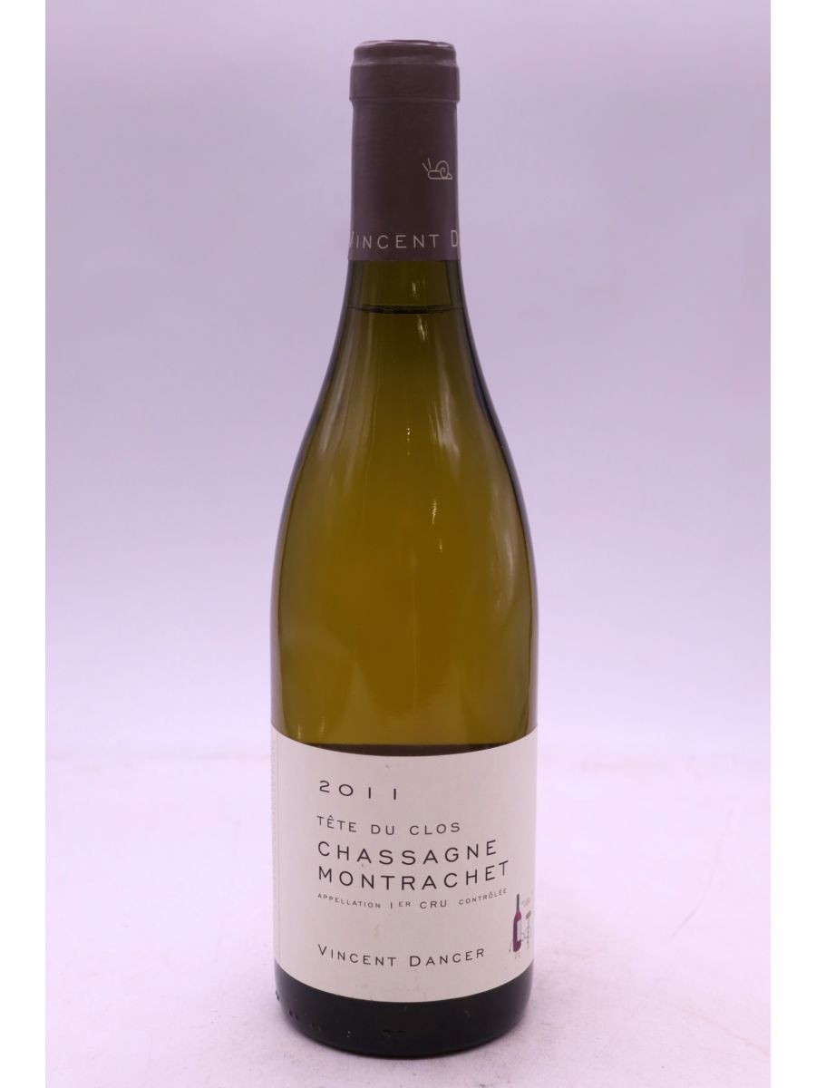 photo du vin Vincent Dancer Chassagne Montrachet 1er Cru Tête du Clos 2011