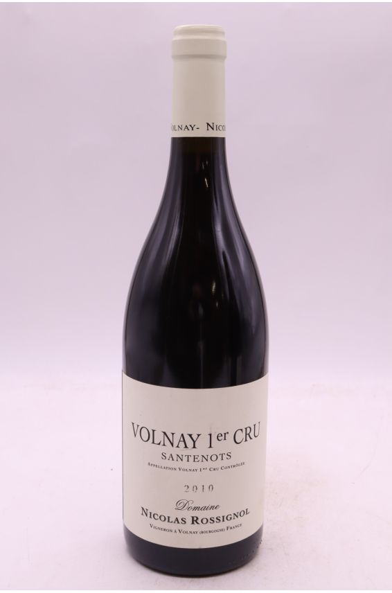 Nicolas Rossignol Volnay 1er cru Santenots 2010