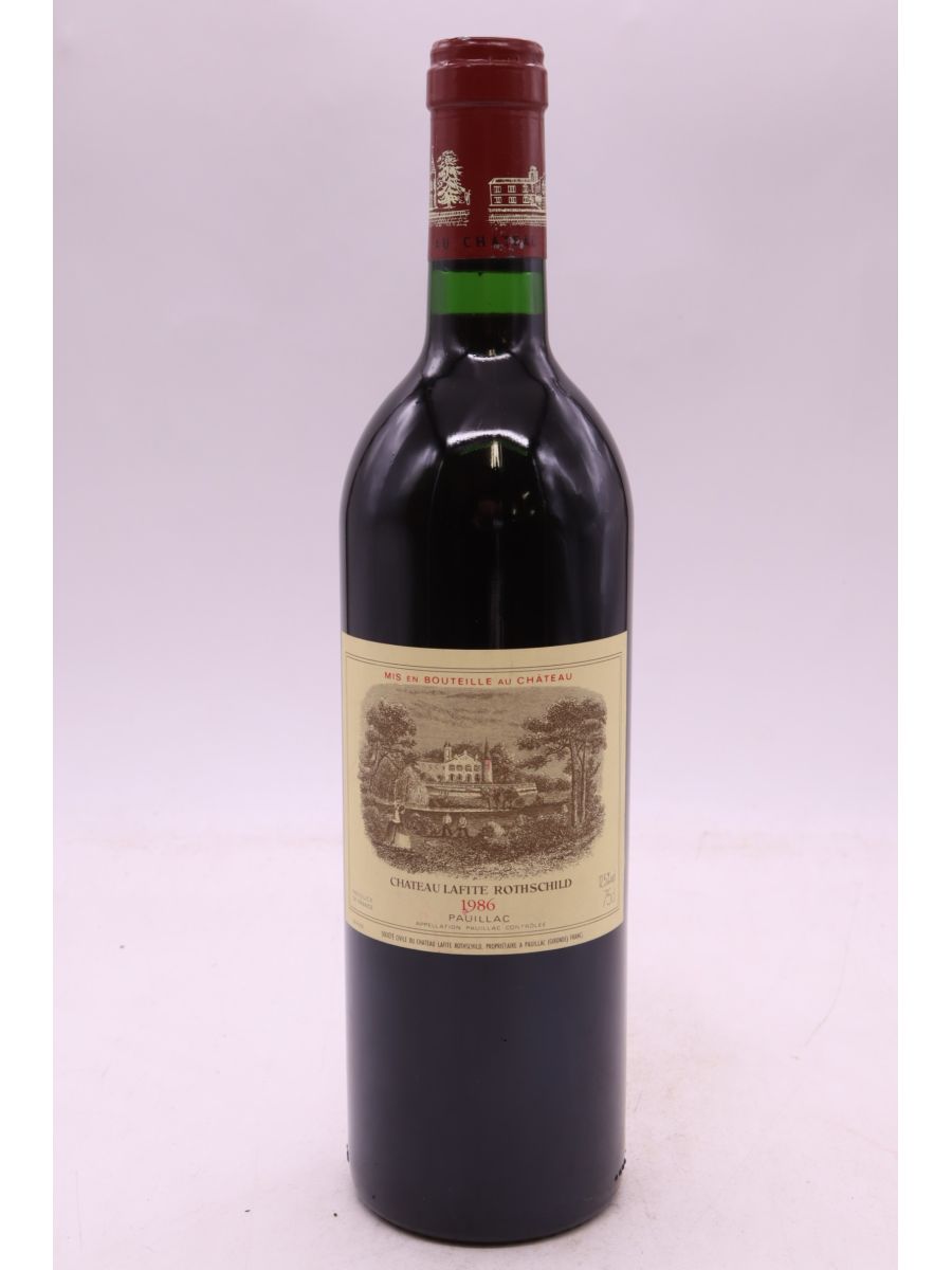 photo du vin Lafite Rothschild 1986