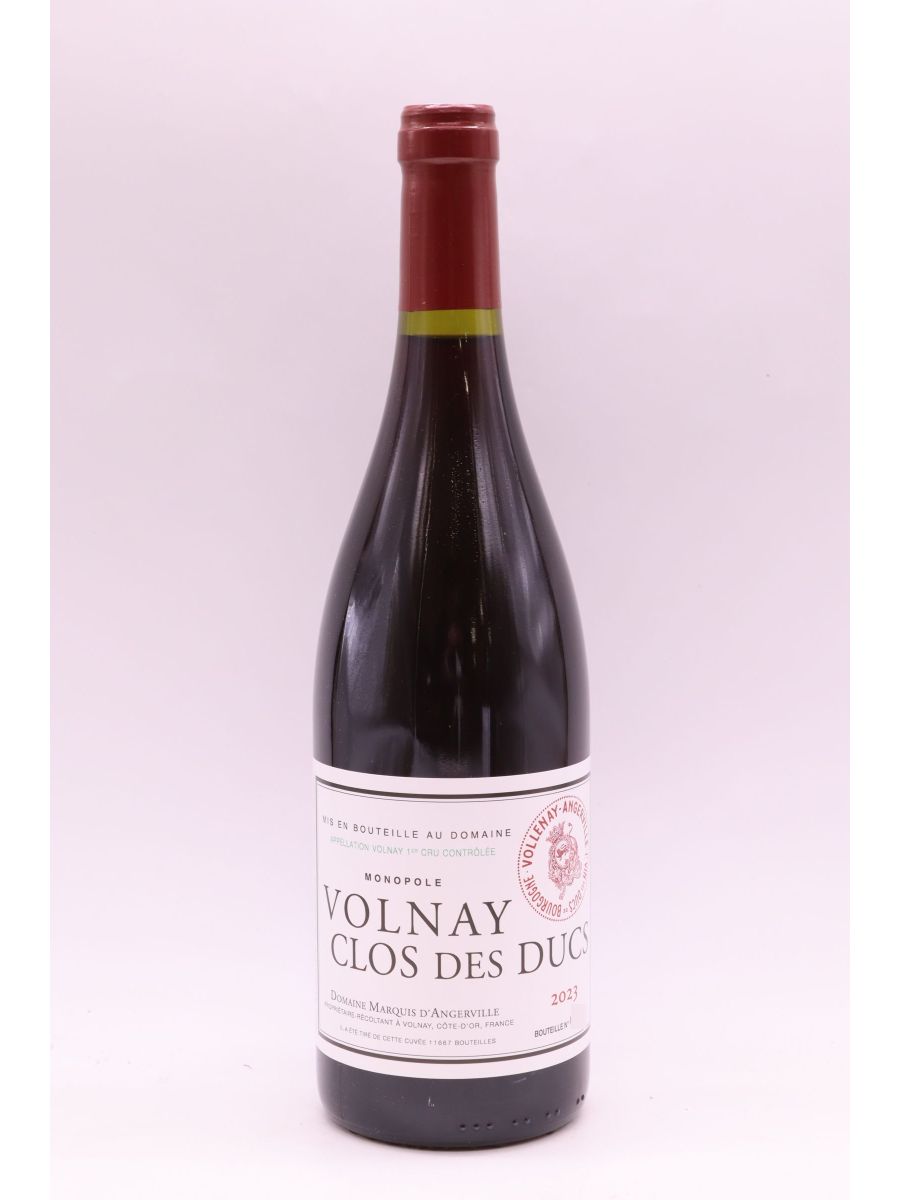 photo du vin Marquis d’Angerville Volnay 1er Cru Clos des Ducs 2023