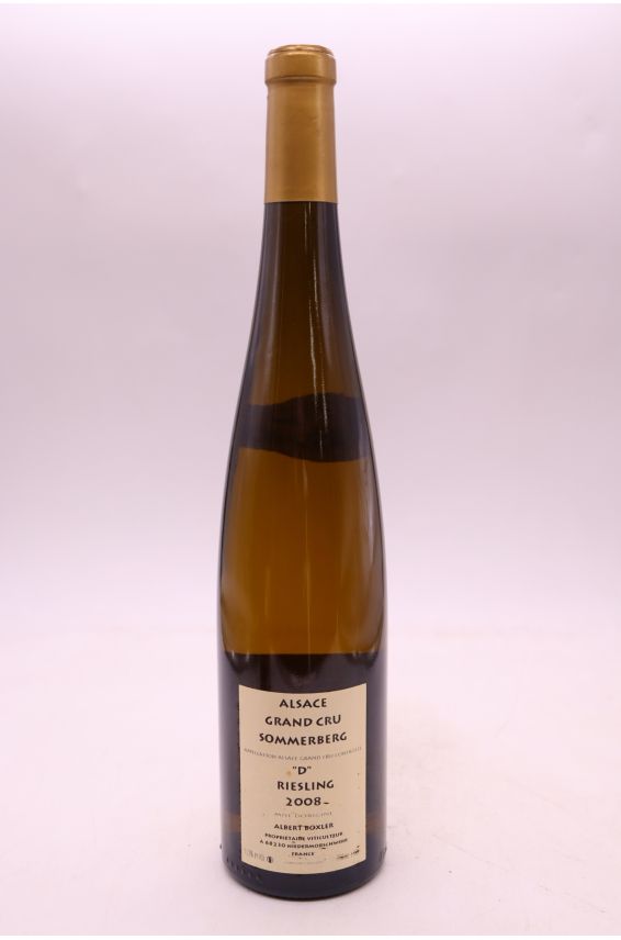 Albert Boxler Alsace Grand cru Riesling Sommerberg D 2008