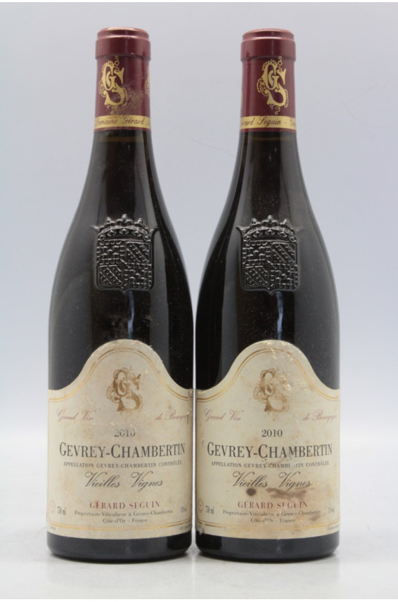 Gérard Seguin Gevrey Chambertin Vieilles Vignes 2010 - PROMO -5% !