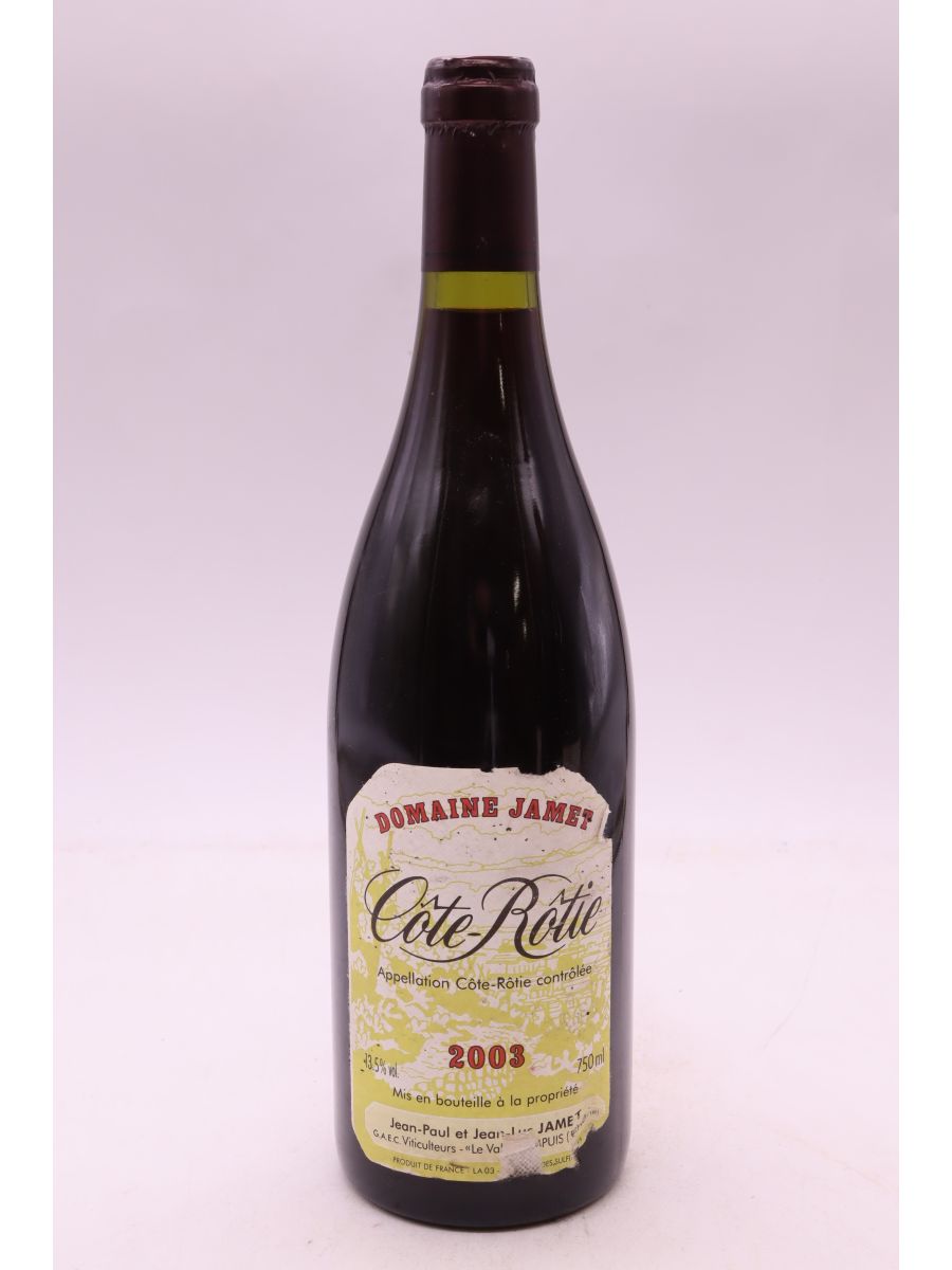 photos du vin Jamet Côte Rôtie 2003 Promo