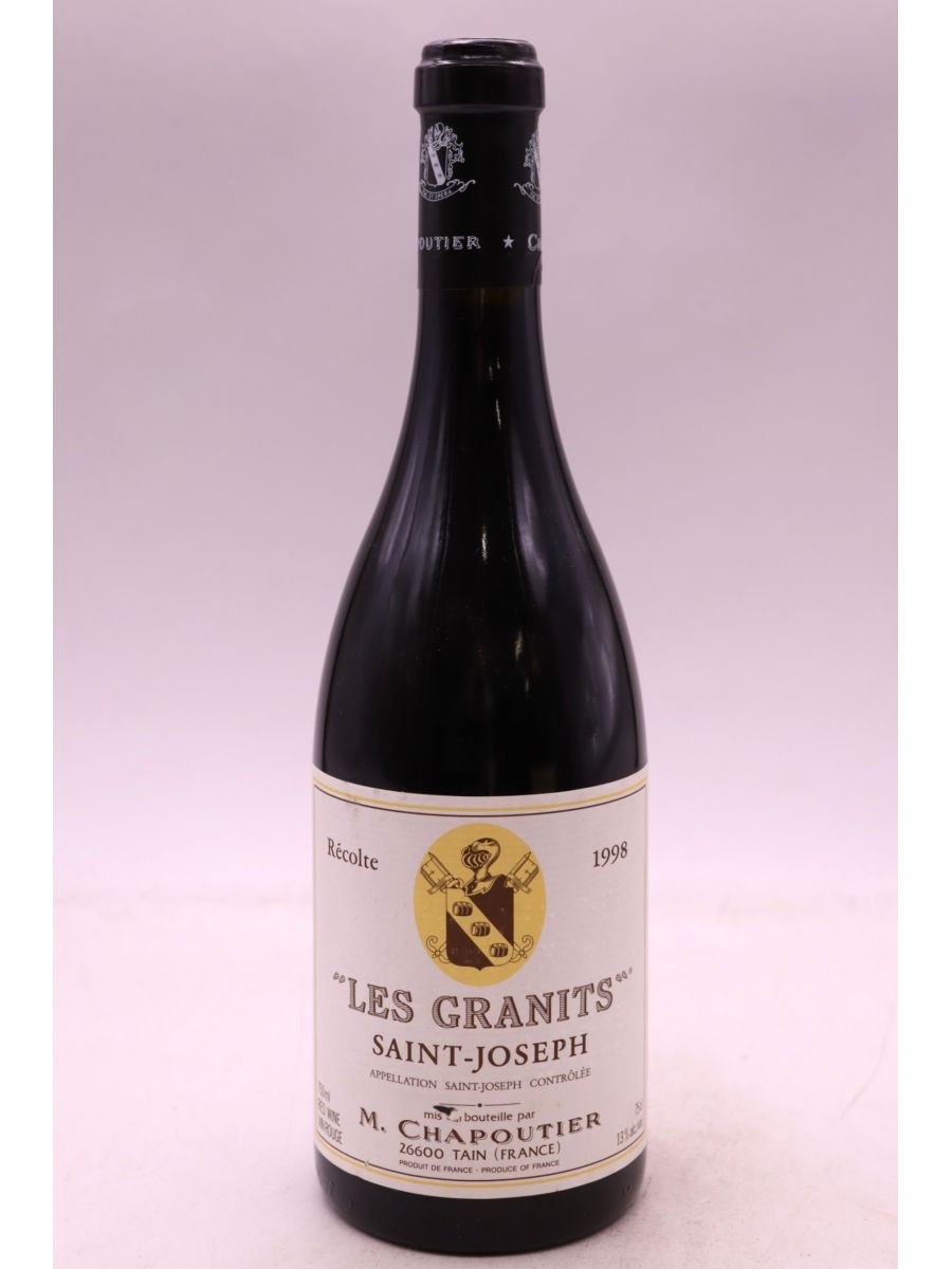 photos du vin Chapoutier Saint Joseph les Granits 1998