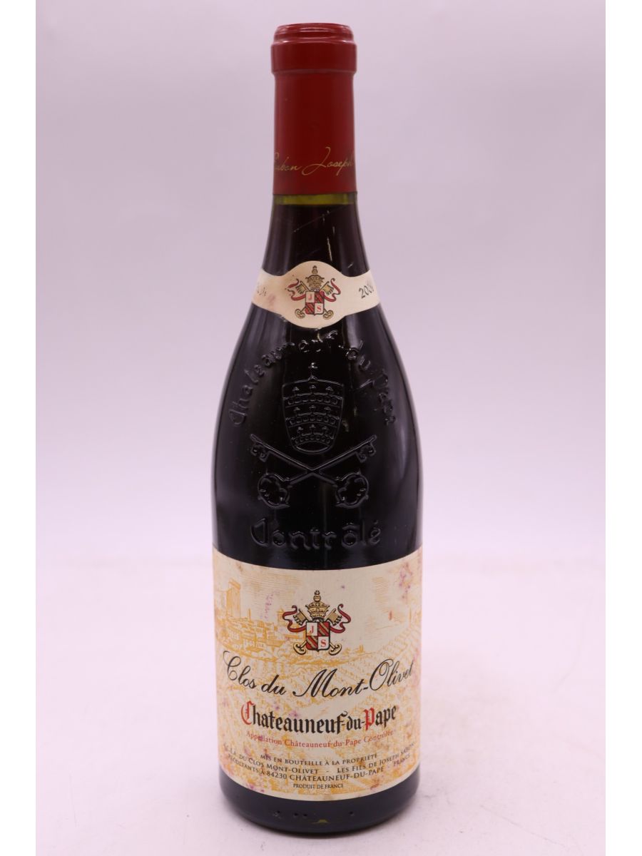 photos du vin Clos du Mont Olivet Châteauneuf du Pape 2001