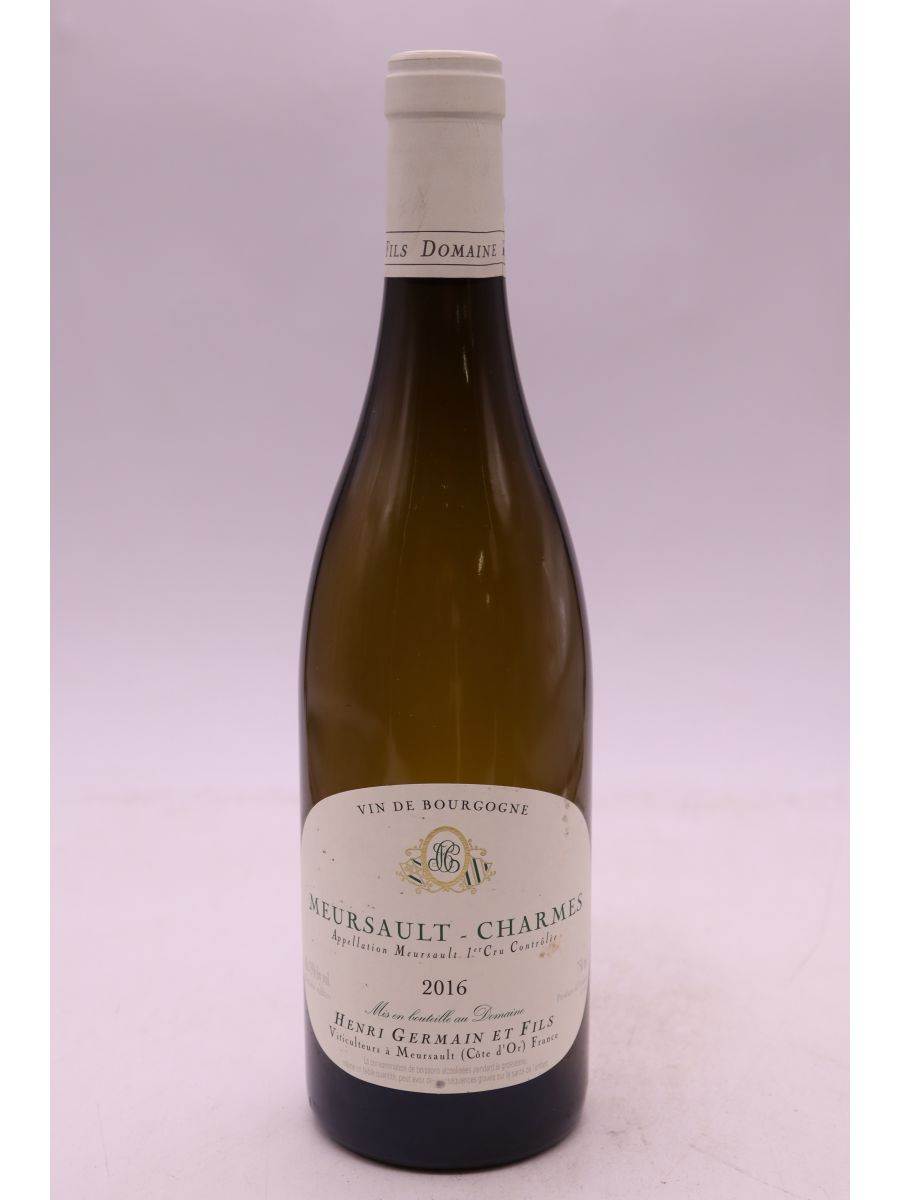photos du vin Henri Germain Meursault 1er Cru les Charmes 2016
