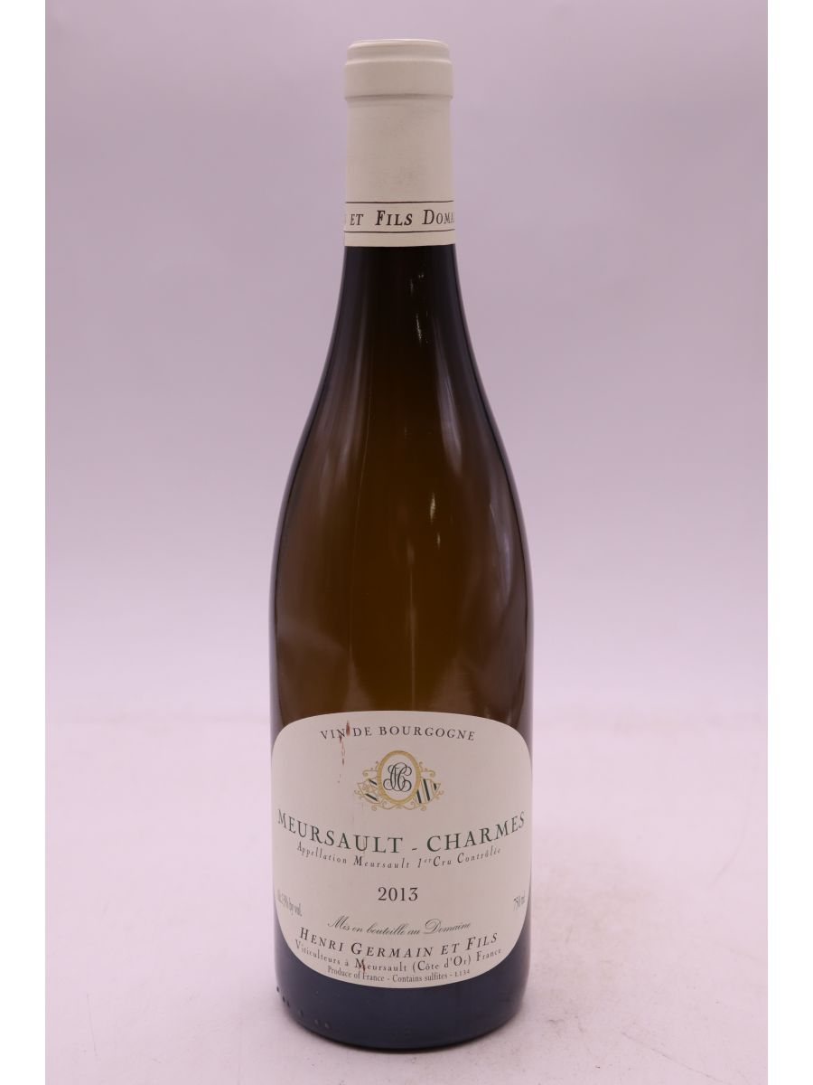 illustration du vin Henri Germain Meursault 1er Cru les Charmes 2013
