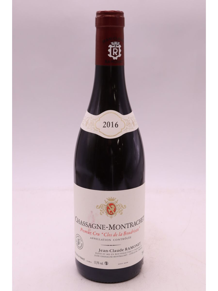 photo du vin Ramonet Chassagne Montrachet 1er Cru Clos de la Boudriotte 2016 Rouge