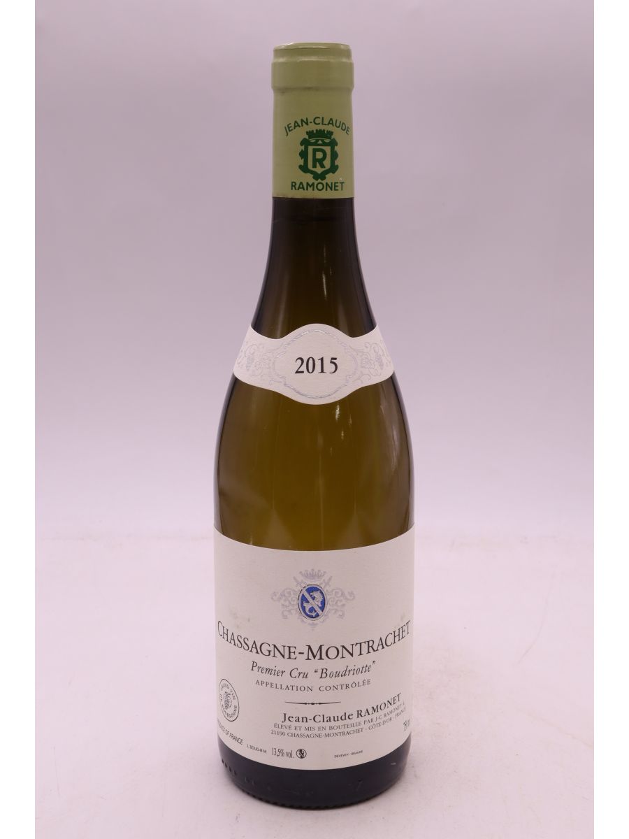 capture du vin Ramonet Chassagne Montrachet 1er Cru Boudriotte 2015