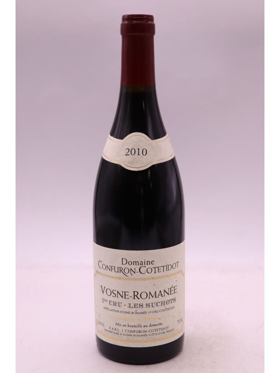 photo du vin Confuron Cotedidot Vosne Romanée 1er Cru les Suchots 2010
